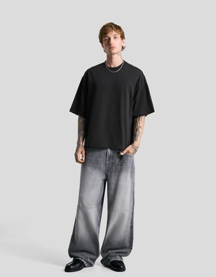 Футболка из мягкой ткани с короткими рукавами- Заказать в России