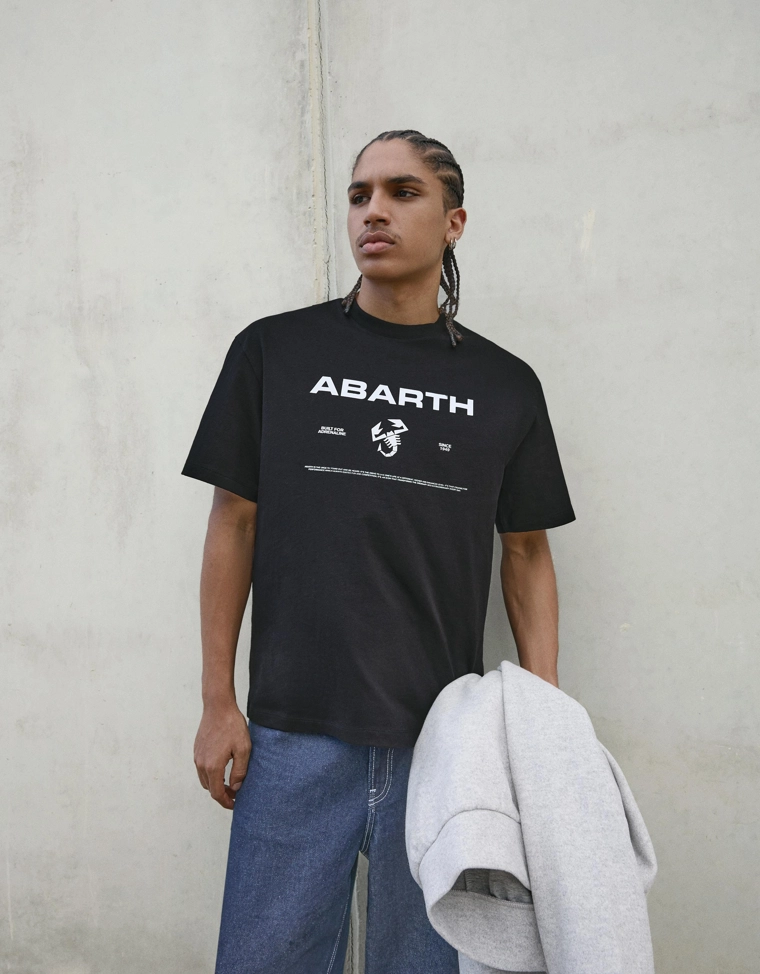 Футболка Racing Abarth с короткими рукавами и принтом