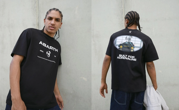Футболка Racing Abarth с короткими рукавами и принтом
