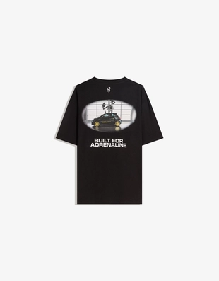 Футболка RACING ABARTH с короткими рукавами и принтом- Заказать в России