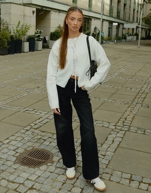 Кардиган с завязками- Заказать в России