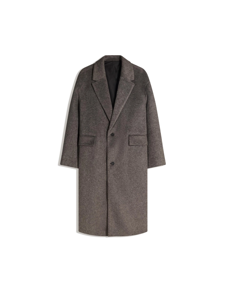 Пальто с эффектом начеса