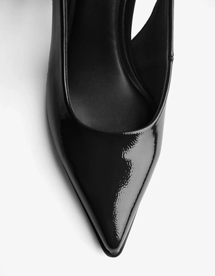 HEELED SLINGBACK STRAP SHOES- Заказать в России