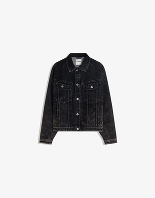 Джинсовая куртка свободного кроя- Заказать в России