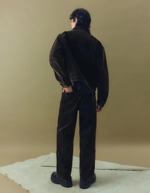 Джинсы свободного кроя с необработанными краями- Заказать в России