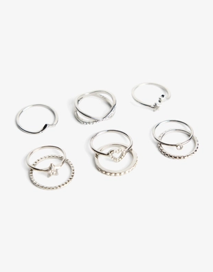 Набор из девяти тонких колец- Заказать в России