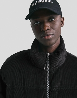 Вельветовый пуховик- Заказать в России