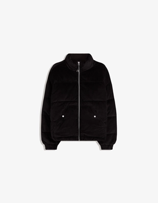 Вельветовый пуховик- Заказать в России