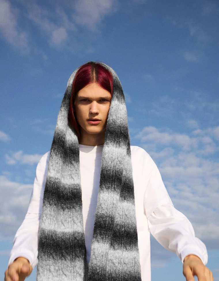 Шарф с принтом