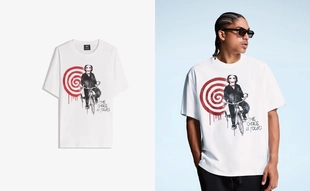 Футболка с короткими рукавами и принтом SAW- Заказать в России