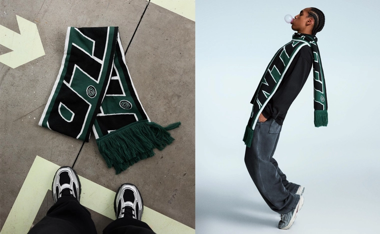 Спортивный шарф с принтом