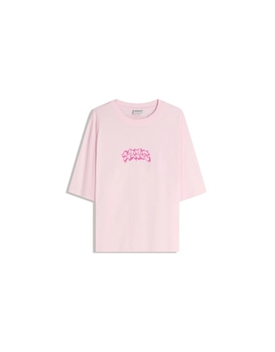 Футболка с короткими рукавами и принтом- Заказать в России