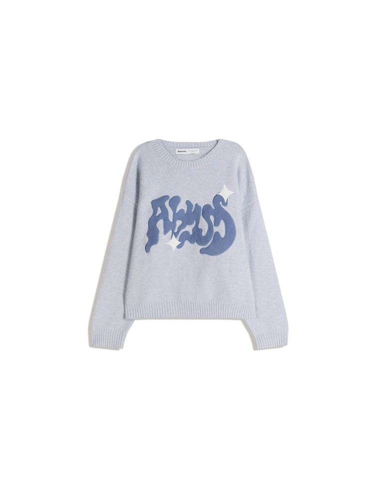 Свитер с нашивкой «Граффити»