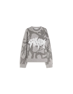 Купить Bershka Свитер с вышивкой и принтом