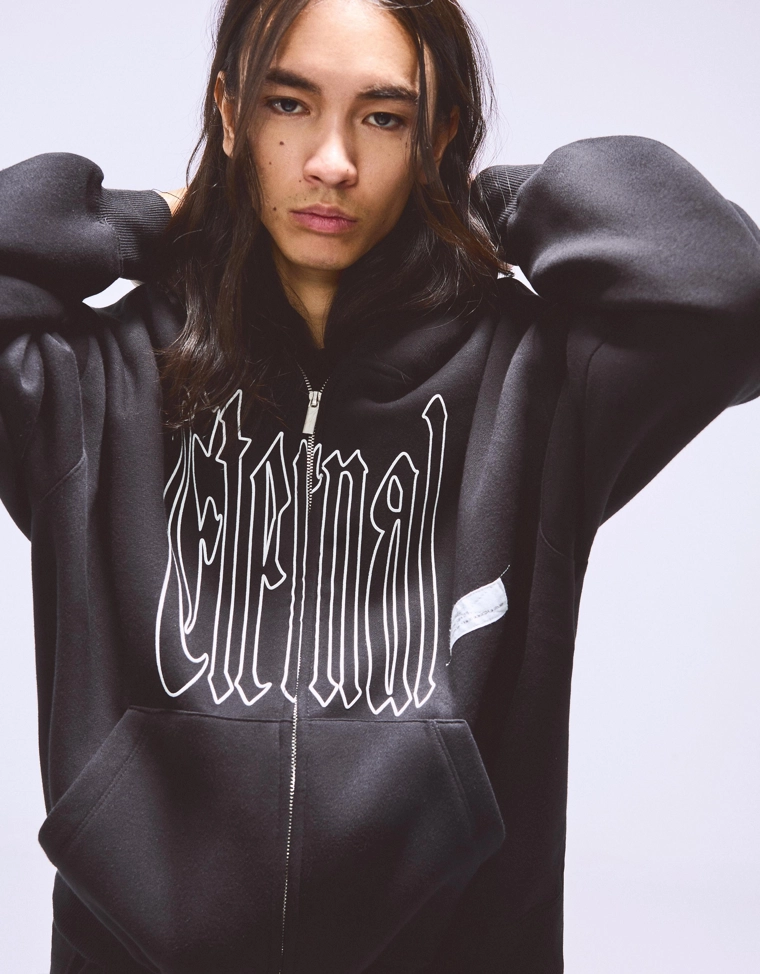 Толстовка на молнии с принтом «Аполлон и Дафна»