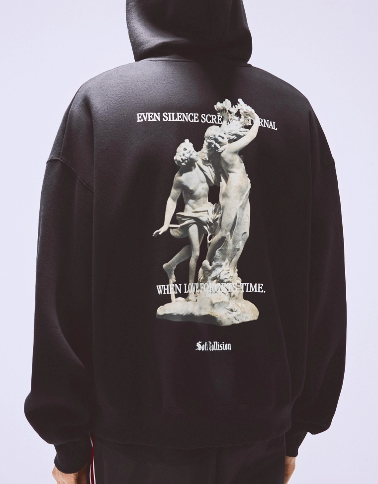 Толстовка на молнии с принтом «Аполлон и Дафна»