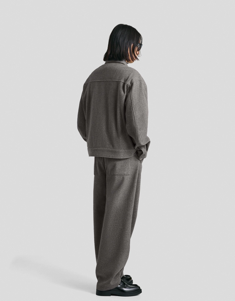 Куртка-рубашка свободного кроя на молнии