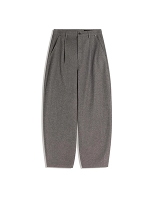 Dark grey | 5426/197/809 - Bershka Фланелевые брюки BALLOON