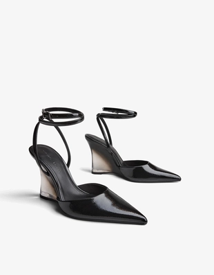 Туфли на танкетке с ремешком- Заказать в России