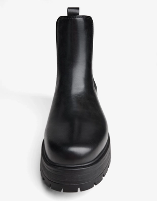 Ботинки с эластичной вставкой- Заказать в России