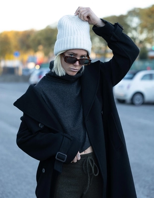 Мягкие широкие брюки в рубчик- Заказать в России