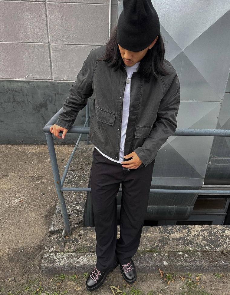 Куртка с вощеным покрытием