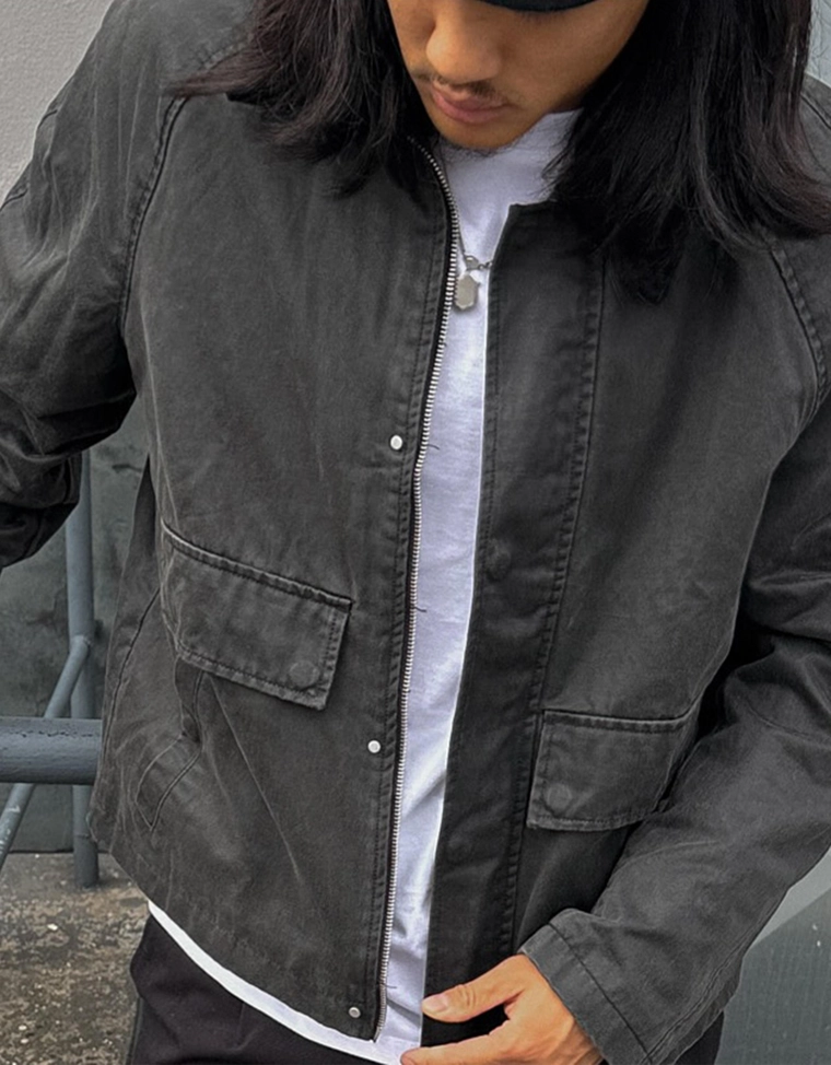 Куртка с вощеным покрытием