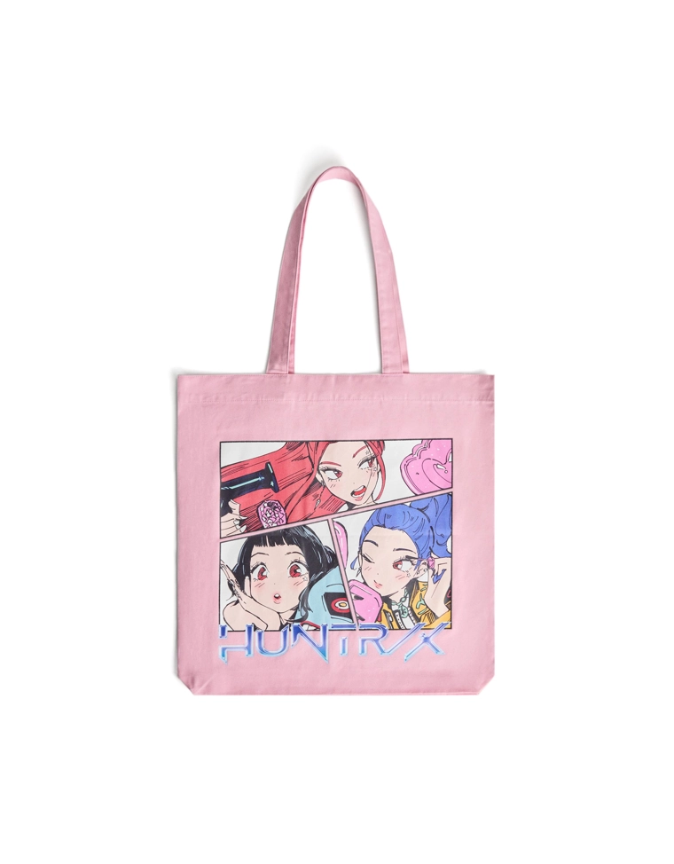 Сумка-шопер KPop Demon Hunters Huntr/x с принтом