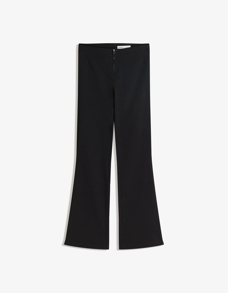 Брюки из бенгалина на молнии