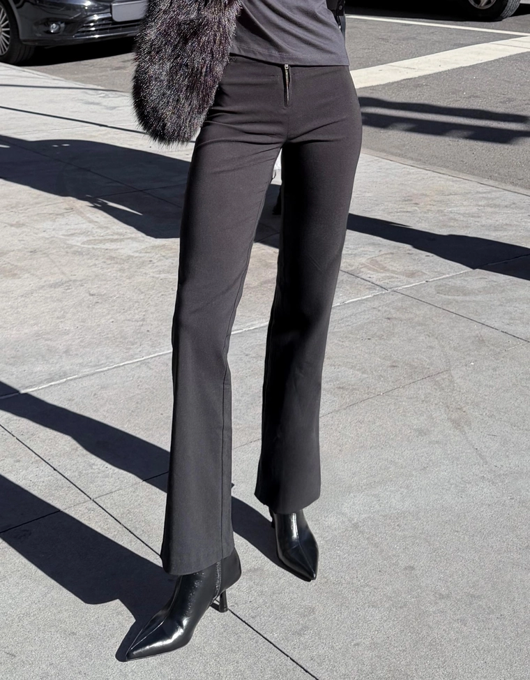 Брюки из бенгалина на молнии