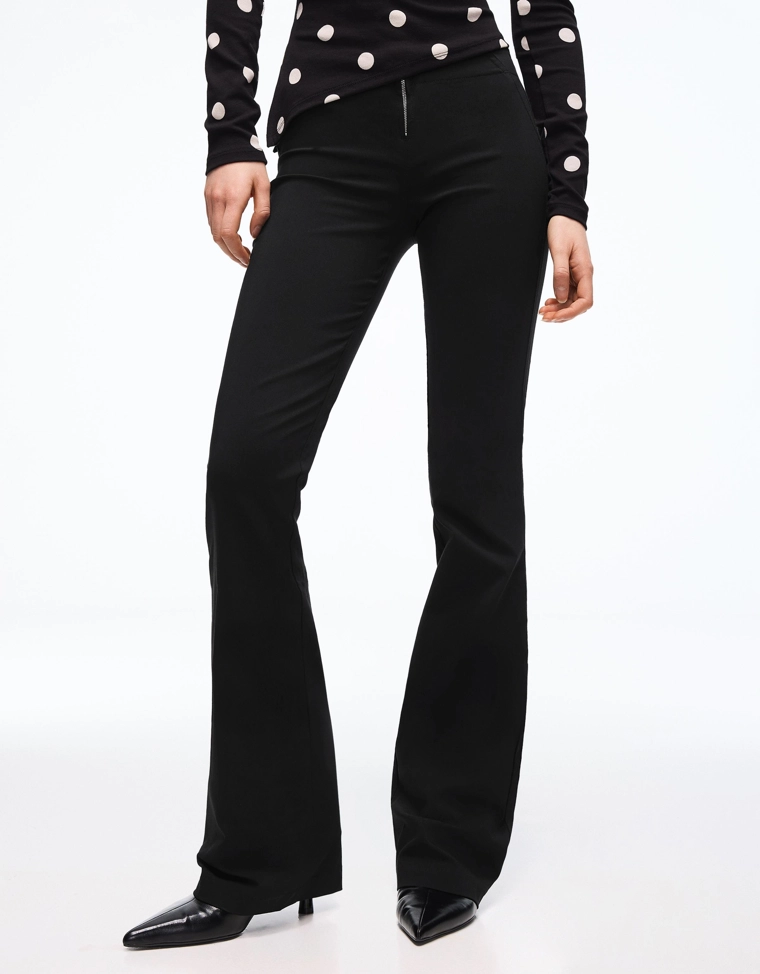 Брюки из бенгалина на молнии