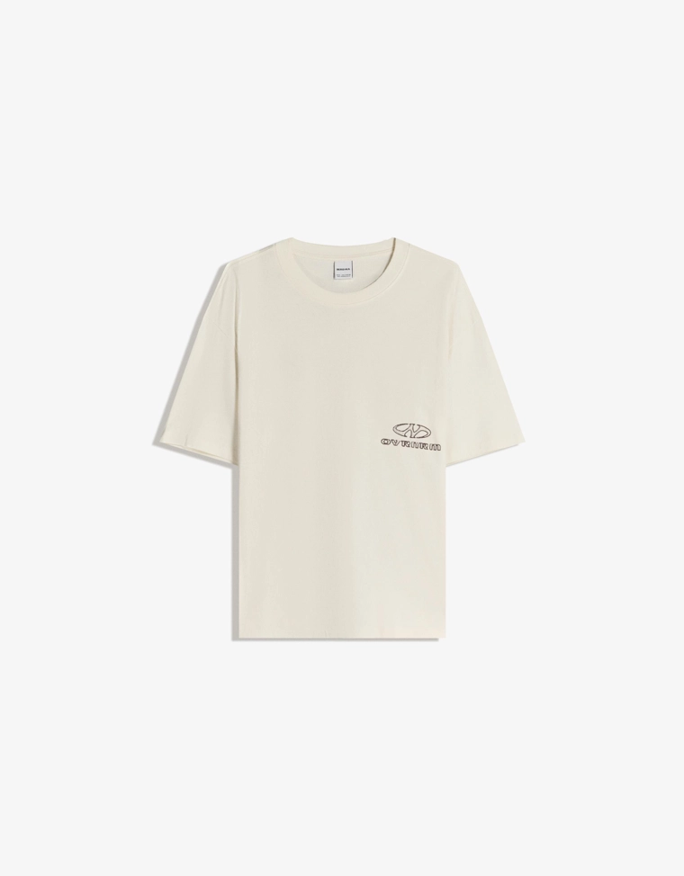 Футболка с короткими рукавами и принтом