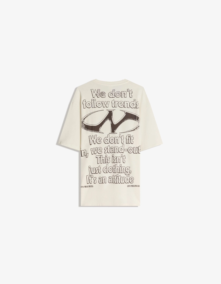 Футболка с короткими рукавами и принтом