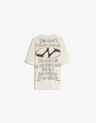 Футболка с короткими рукавами и принтом- Заказать в России