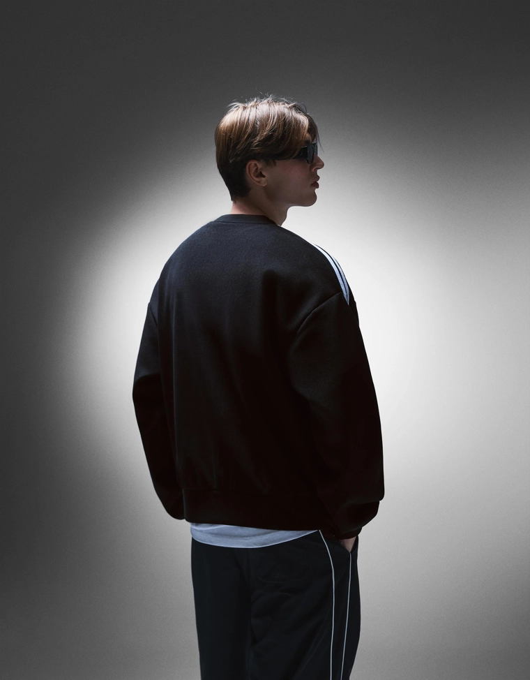 Толстовка из микровельвета с принтом