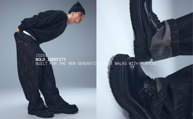 Туфли дерби на толстой подошве