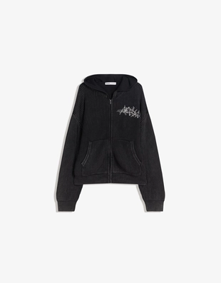 Куртка на молнии с принтом- Заказать в России