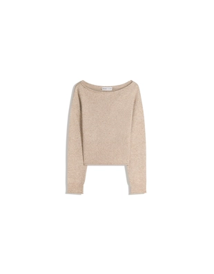 Свитер с вырезом «лодочка»- Заказать в России