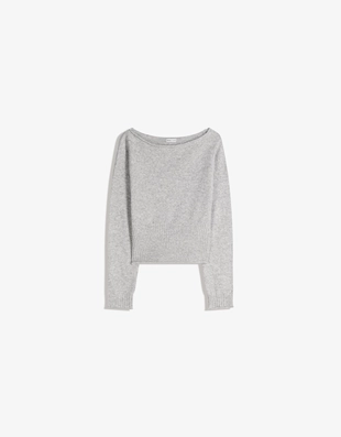 Свитер с вырезом «лодочка»- Заказать в России