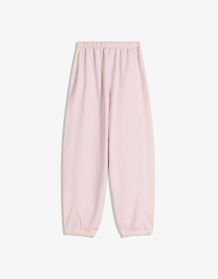 Джоггеры из мягкой ткани с принтом