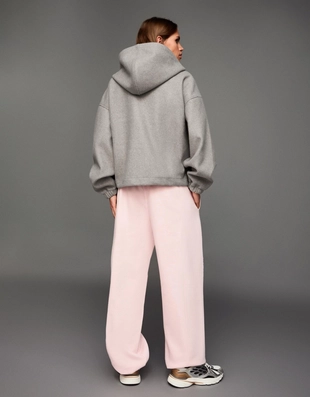 Джоггеры из мягкой ткани с принтом- Заказать в России