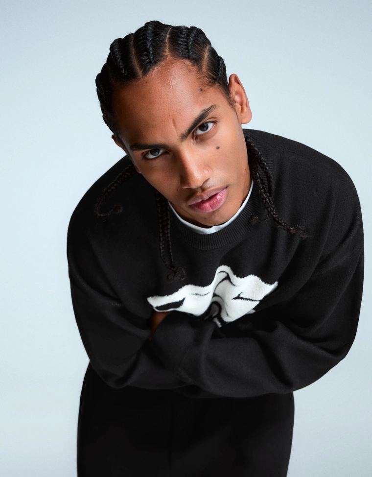 Свитер с принтом