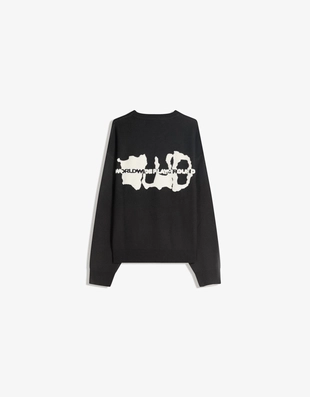 Свитер с принтом- Заказать в России