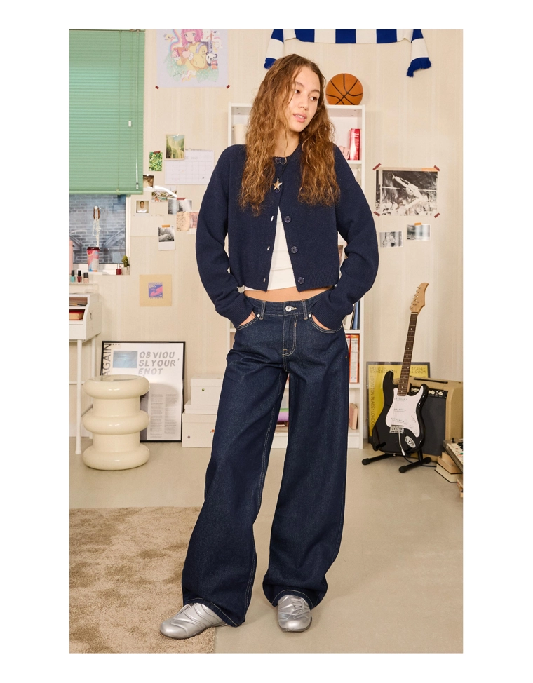 Джинсы в стиле бойфренд