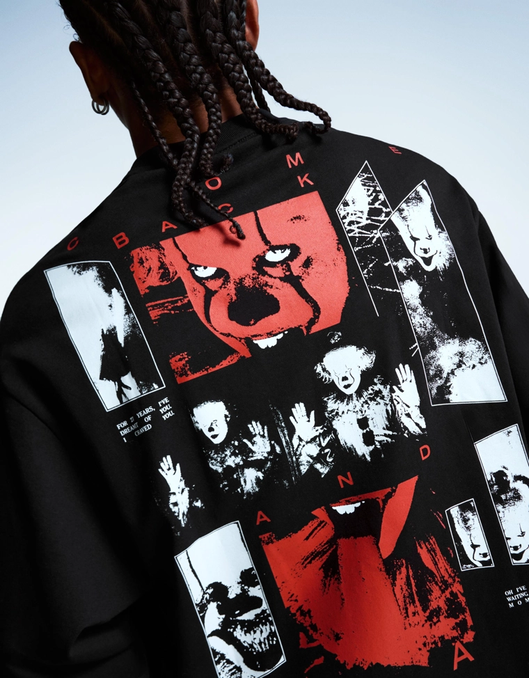 Лонгслив «Оно» с принтом