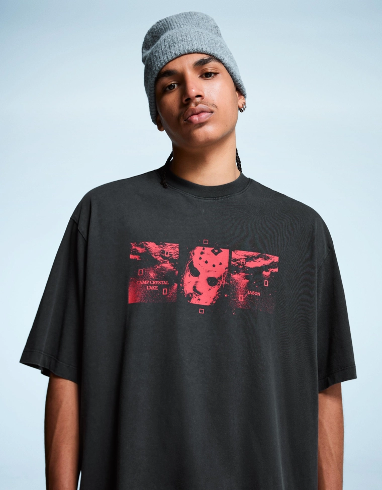 Футболка с короткими рукавами и принтом Friday the 13th