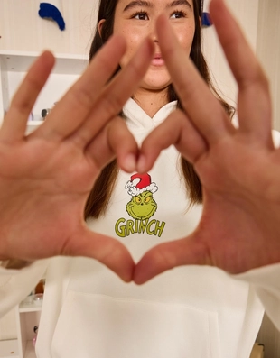 Худи «гринч» с принтом- Заказать в России