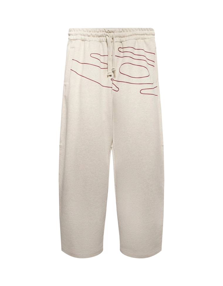 Брюки-бананы из основной ткани