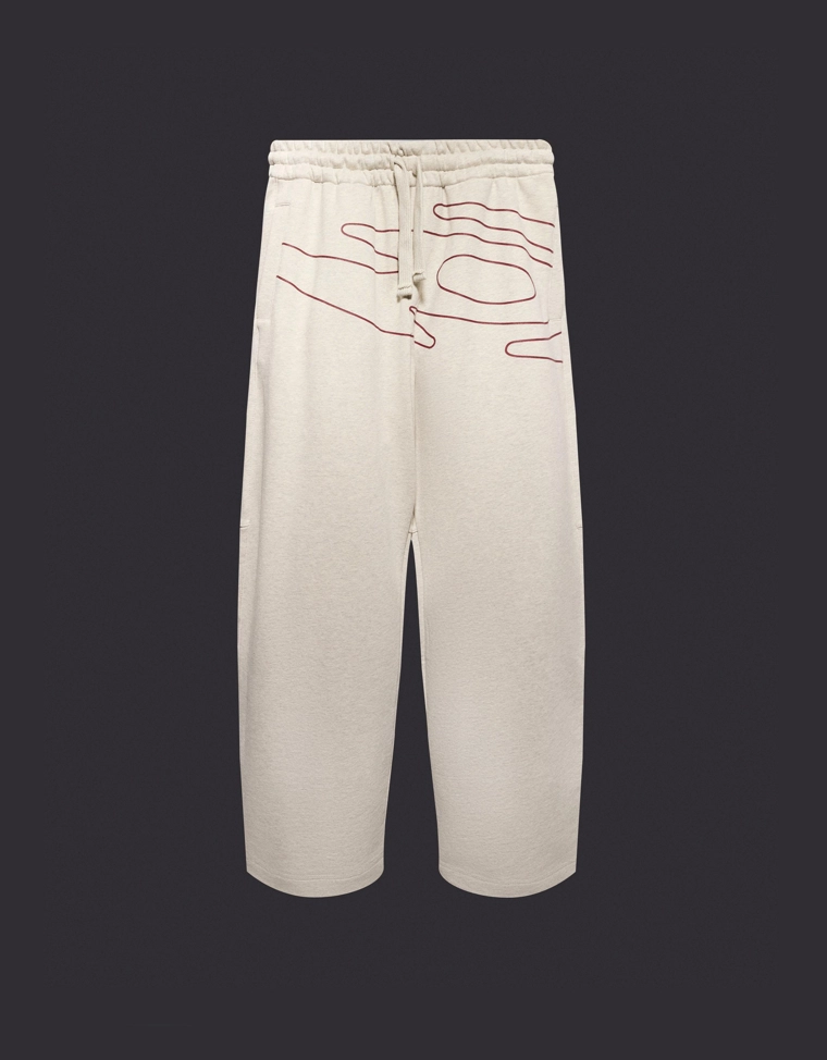 Брюки-бананы из основной ткани