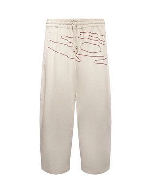 Брюки-бананы из основной ткани- Заказать в России